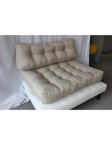 CONJUNTO COJIN PALET CREMA 120X80X18