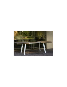 MESA JARDIN EXTEN.HARMONY BCO/CAPCH 160X100X75 2