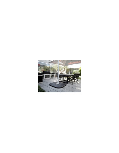 PIE PARASOL PP/HORMIGON ANTRACITA 26 KG