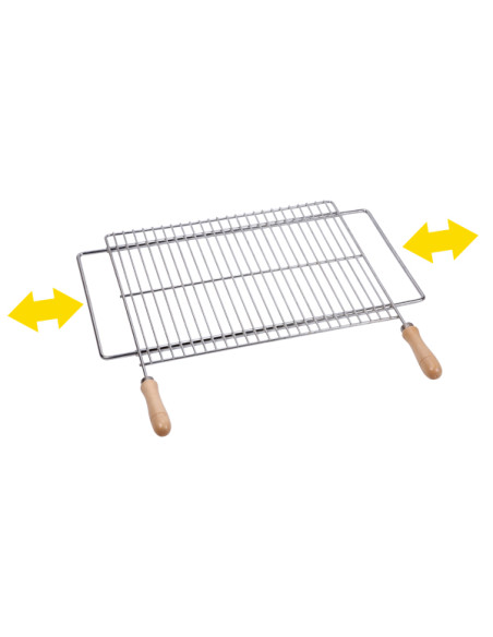 PARRILLA BARBACOA EXTENSIBLE 70X40 CM
