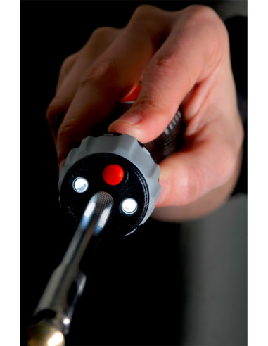DESTORNILLADOR CARRACA 6P.+LED 1/4''