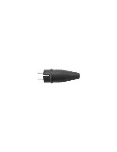 CLAVIJA IND GOMA TT 16A IP44 NEG 4,8 MM