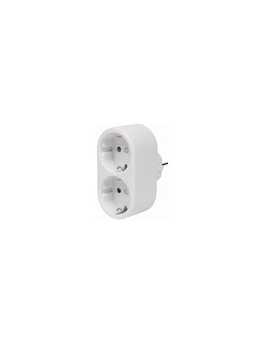 CLAVIJA ADAPTADOR DOB SCHUKO TT FRONT 16A BL 4,8 MM