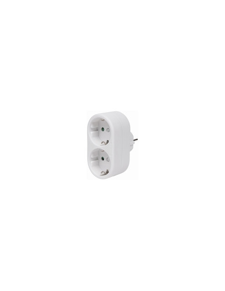 CLAVIJA ADAPTADOR DOB SCHUKO TT FRONT 16A BL 4,8 MM