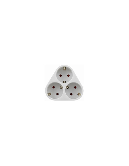CLAVIJA ADAPTADOR TRIP SCHUKO TRIANG 16A BL 4,8 MM