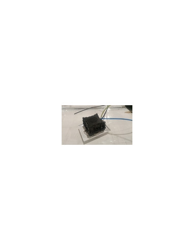 BASE ENCHUFE EMPOTRAR BLANCO DOBLE 16 A