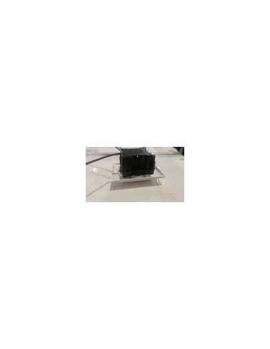 BASE ENCHUFE EMPOTRAR BLANCO DOBLE 16 A