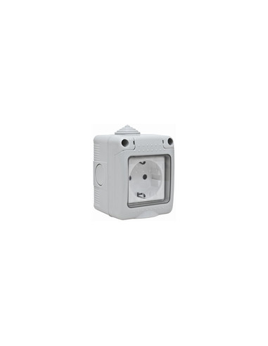 BASE SUPERFICIE ESTANCO SCHUKO CON TT 16 A