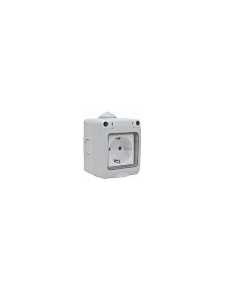 BASE SUPERFICIE ESTANCO SCHUKO CON TT 16 A