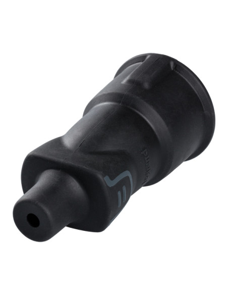 ENCHUFE GOMA NEGRO 16 A