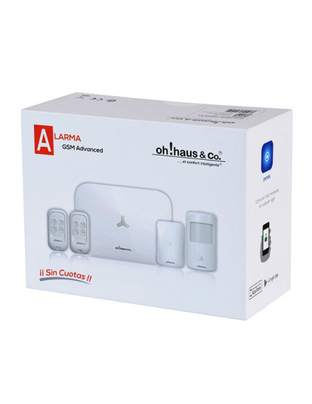 ALARMA GSM+SEN MOV+PUERTA/VENT+2MANDOS