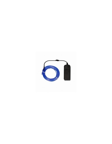 TIRA LED NEON AZUL A PILAS 5 M