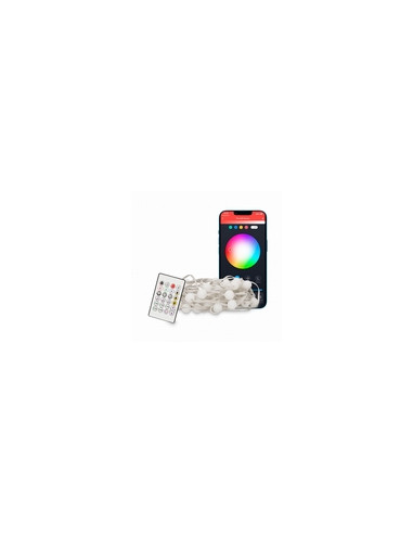TIRA LED WIFI BURBUJAS RGB IP65 APP+C. REMOTO 10 M