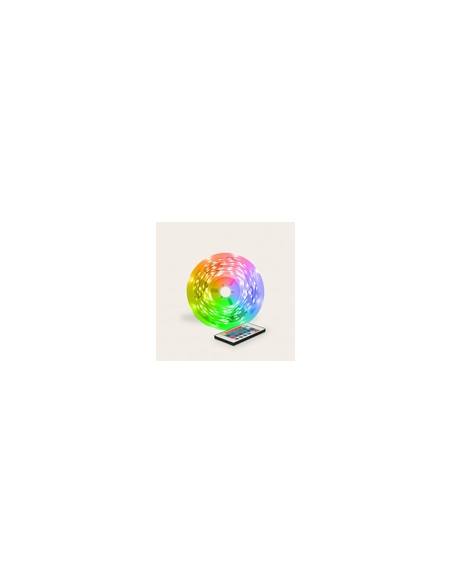 Tira LED KSIX 5 m RGB | Con Mando a Distancia