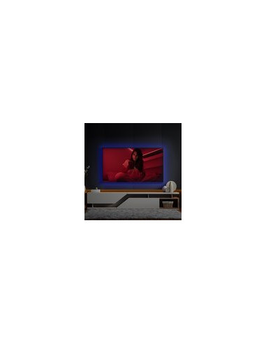 TIRA LED RGB A USB TV +CONTROL REMOTO 6 TIRAS 53 CM
