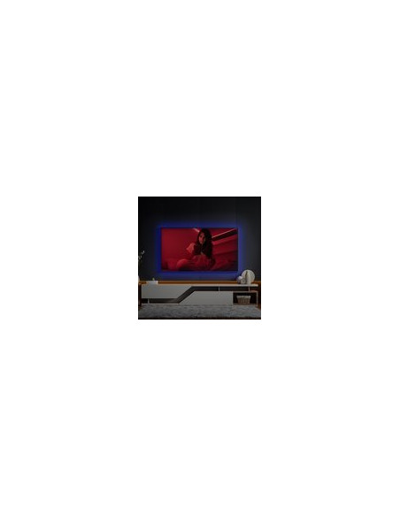 TIRA LED RGB A USB TV +CONTROL REMOTO 6 TIRAS 53 CM