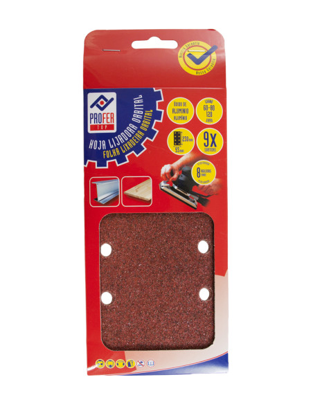 PLIEGO LIJADORA ORB PQ9 8AG 93X230 MM