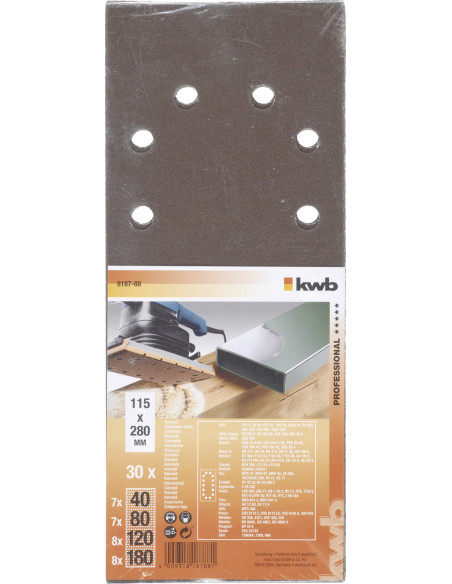 PLIEGO LIJADORA ORB SURT PQ 30 115X280 MM