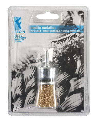 CEPILLO BROCHA LATONADO E.6 MM 26X0,30 MM