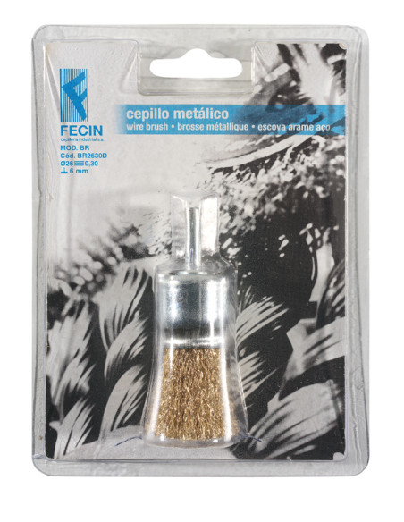 CEPILLO BROCHA LATONADO E.6 MM 26X0,30 MM