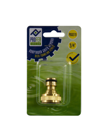 ADAPTADOR GRIFO HEMBRA LATON 3/4''