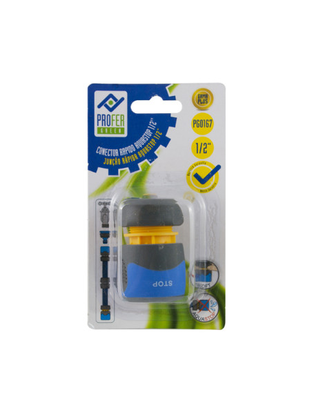 CONECTOR RAPIDO AQUASTOP 1/2