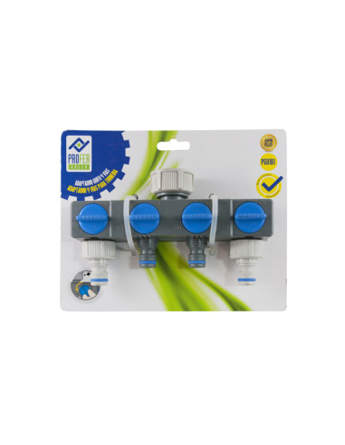 DISTRIBUIDOR GRIFO 4 VIAS 3/4-1''