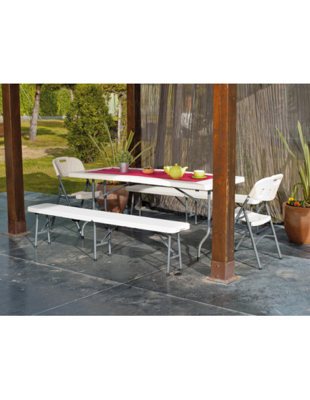 SILLA PLEGABLE POLIETILENO 47X55X85CM