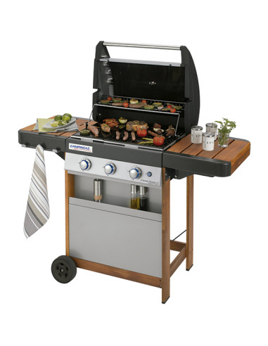 BARBACOA A GAS 3 QUEMADORES WOODY 9600 W