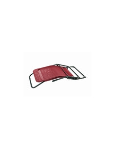 TUMBONA ACERO/TEXTILEN ROJA 2