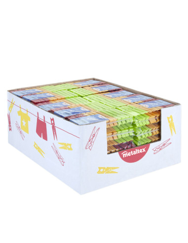 PINZA ROPA PLASTICO 24 U