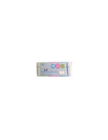 PINZA ROPA PLASTICO BI-INY 12U