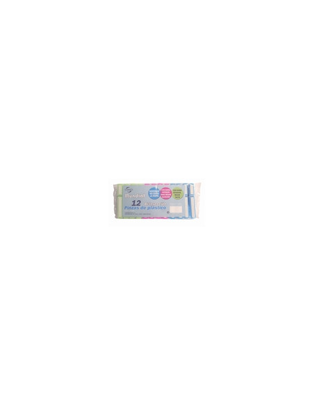 PINZA ROPA PLASTICO BI-INY 12U