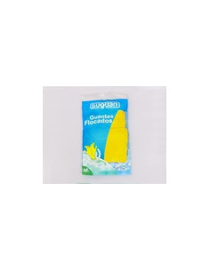 GUANTE LATEX FLOCADO AMARILLO M 2