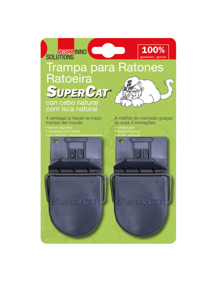 TRAMPA RATON CON CEBO 2 UD.