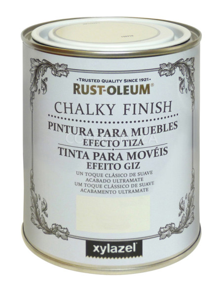 PINTURA MUEBLES TIZA GRIS INV. 750 ML