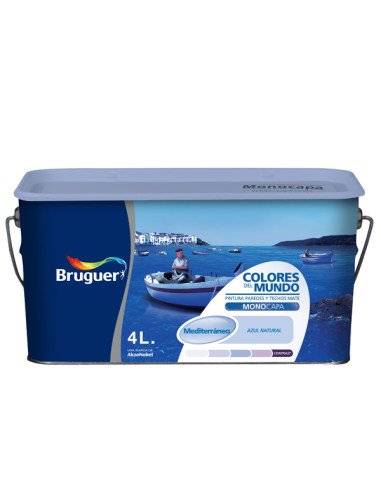 PINT PLAST MEDITERR.AZUL INTER 4 L