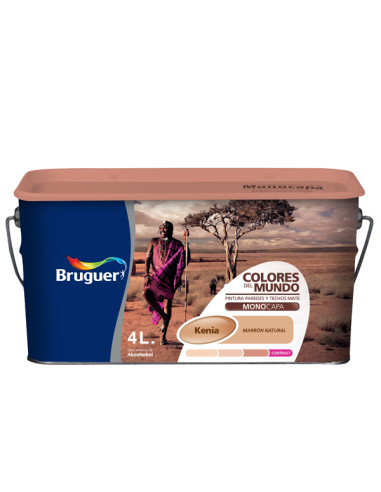 PINT PLAST KENIA MARRON INTERM 4 L