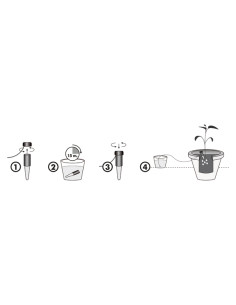 SISTEMA RIEGO MACETAS 3+1 CONO 2