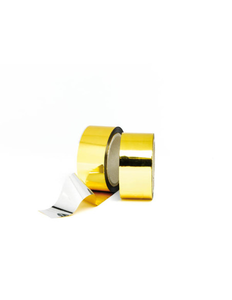 CINTA METALICA ORO/PLATA ESPAN 50MMX100MT