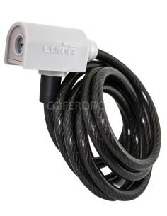 CABLE BLINDADO ESPIRAL BLANCO 185 CM 2
