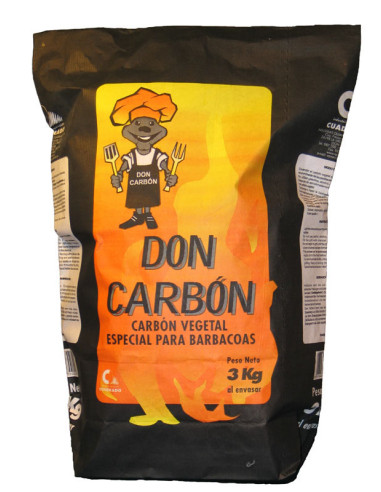 CARBON VEGETAL BARBACOA BOLSA 3 KG