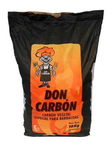 CARBON VEGETAL BARBACOA SACO 10 KG