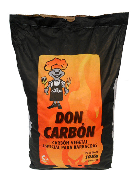 CARBON VEGETAL BARBACOA SACO 10 KG