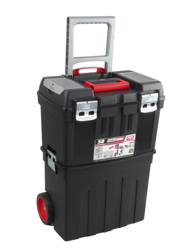 CAJA HERRTAS C/RUEDAS C/ALUMIN 47X29X63