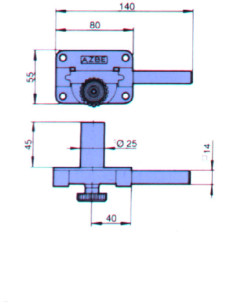 CERROJO PASADOR 80 2
