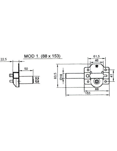 CERROJO SEGURIDAD ORO 88X153 MM