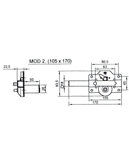 CERROJO SEGURIDAD ORO C/PALANC 105X170 MM