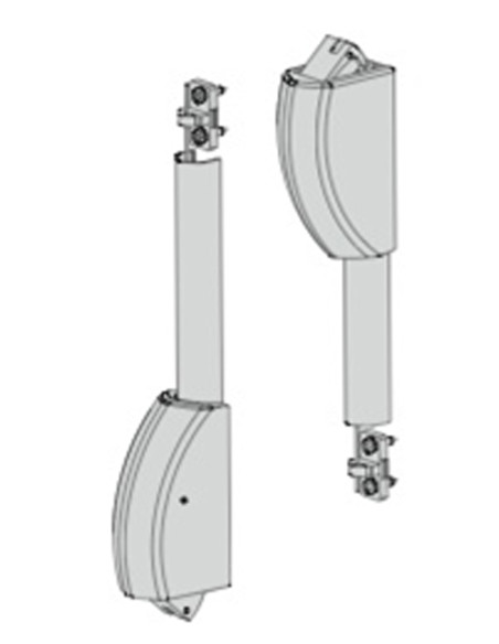 JUEGO CIERRES ALPHA TOUCH/PUSH SOBREPONER + CABLE