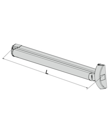 ANTIPANICO FAST TOUCH MODULAR SOBREPONER 840 MM